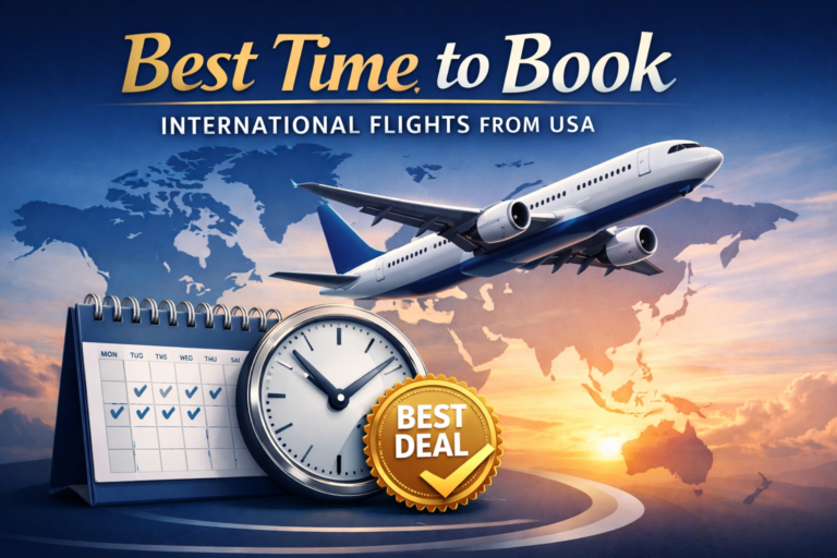Best Time to Book International Flights from USA (2026 Guide to Save Money)