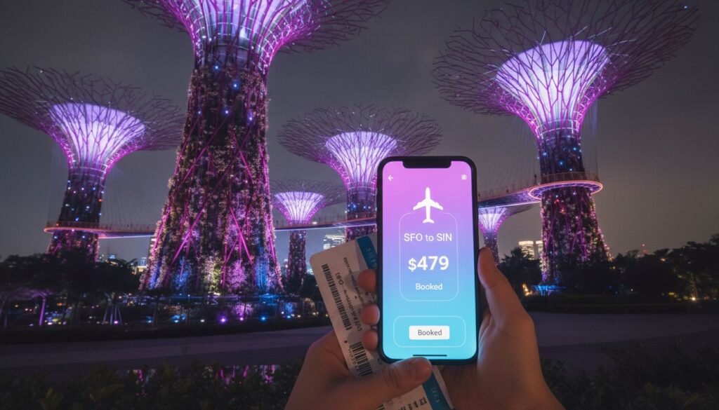 cheap flights from san francisco to singapore