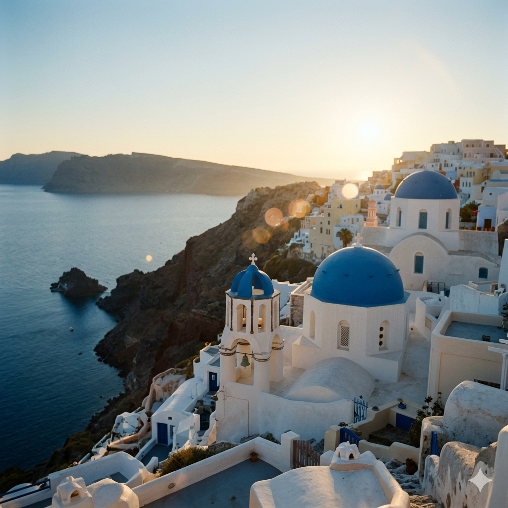 Santorini island greece
