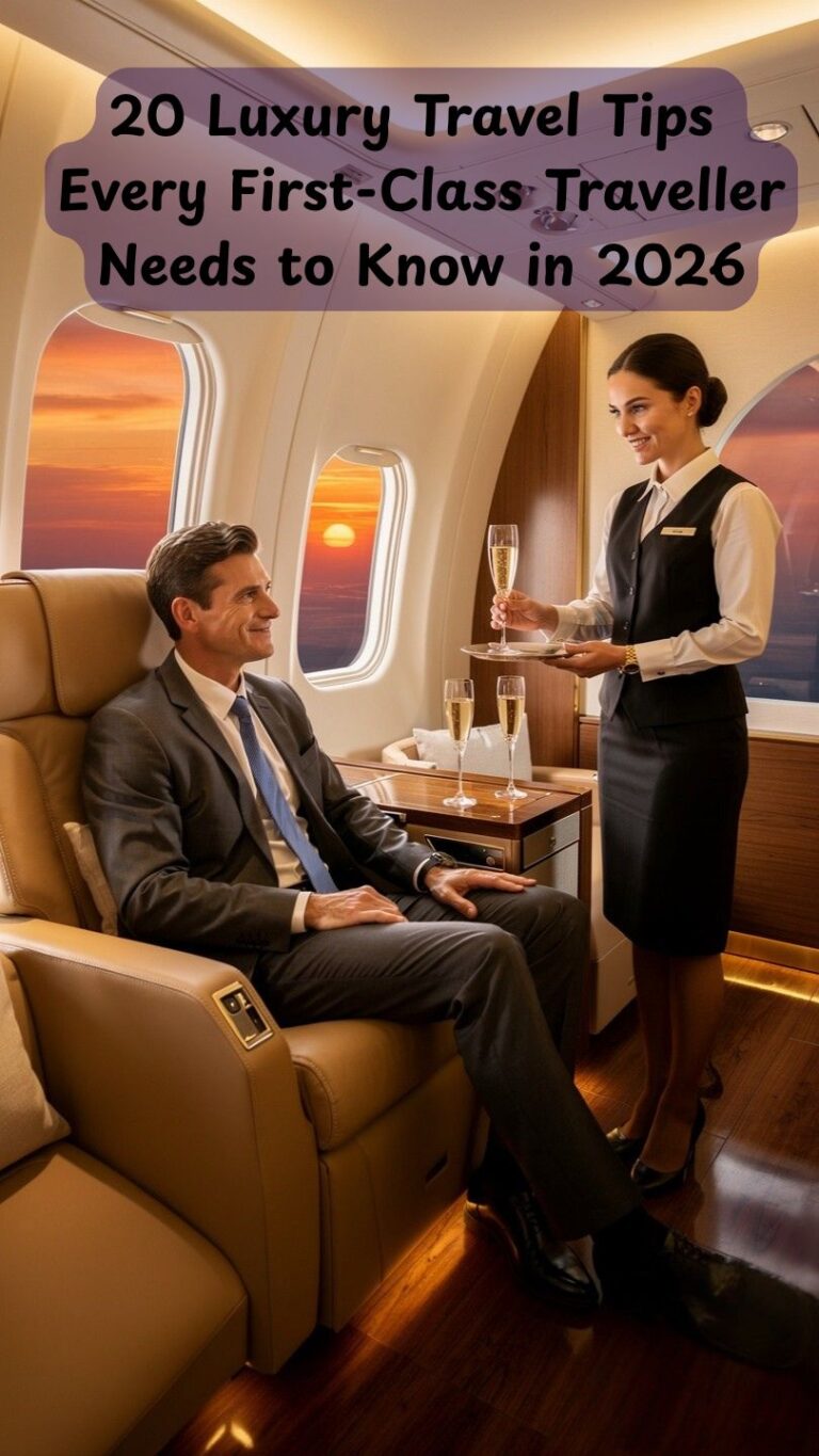 20 Luxury Travel Tips Every First-Class Traveler Needs to Know in 2026