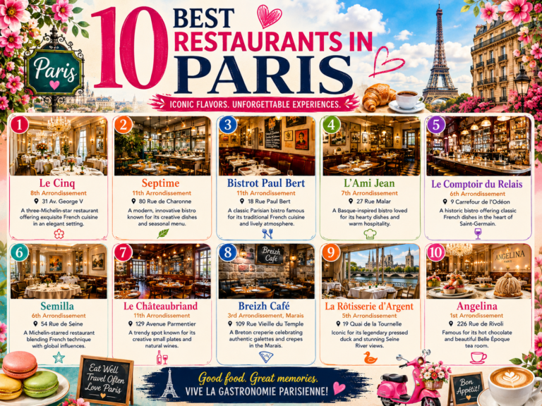 10 Best Dine-In Places in Paris: A Storytelling Guide for US Travelers